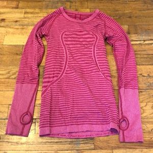 Lulu lemon long sleeve shirt red